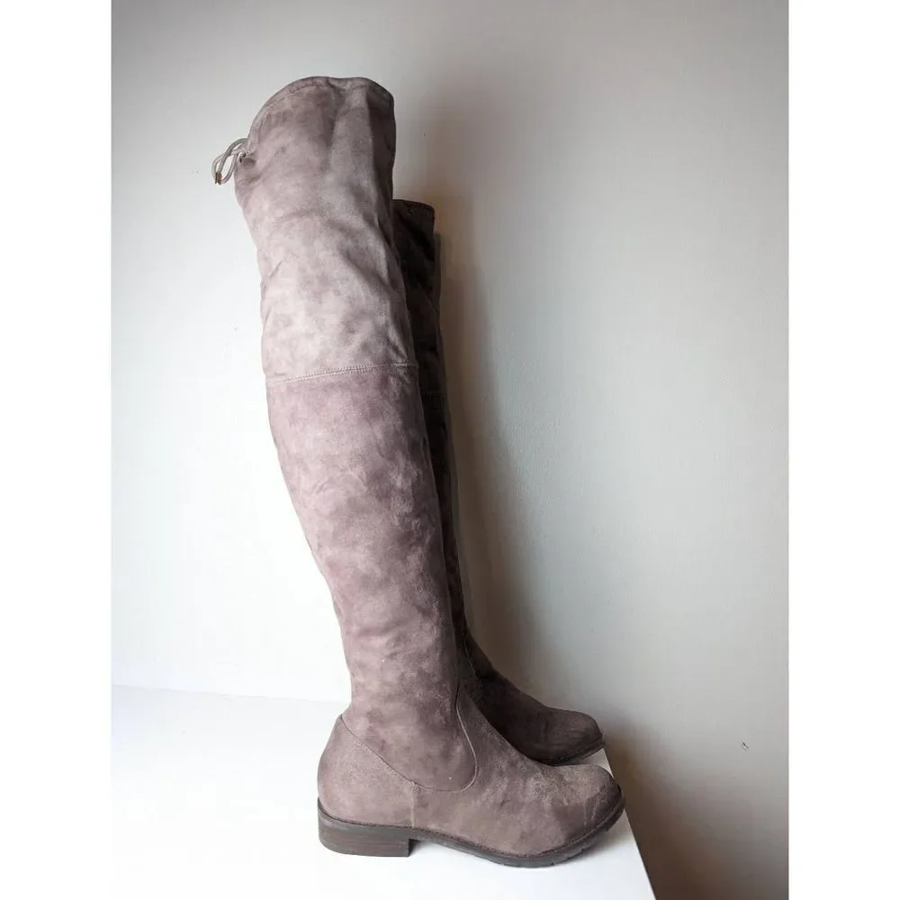NINE WEST Nolitago Faux Suede Over The Knee Boot Size 10